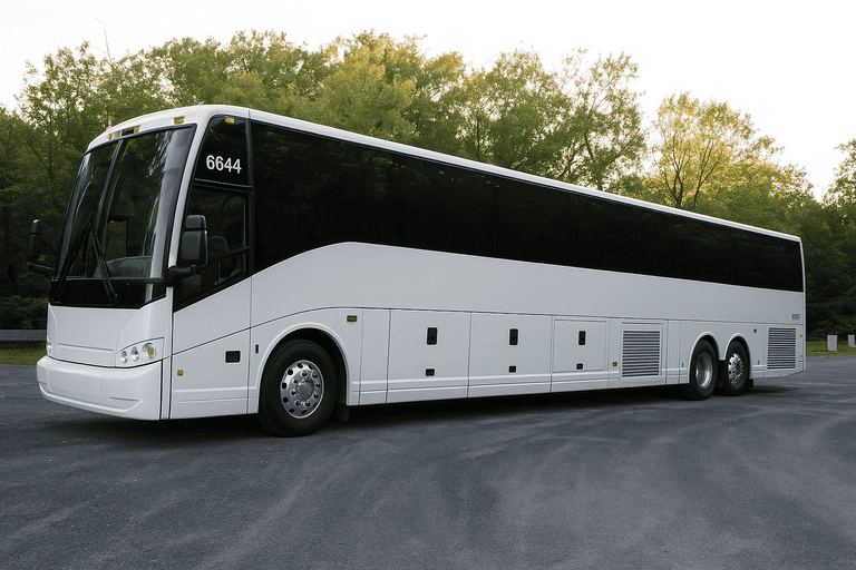 exterior of Daly City Coach Bus Service coach bus