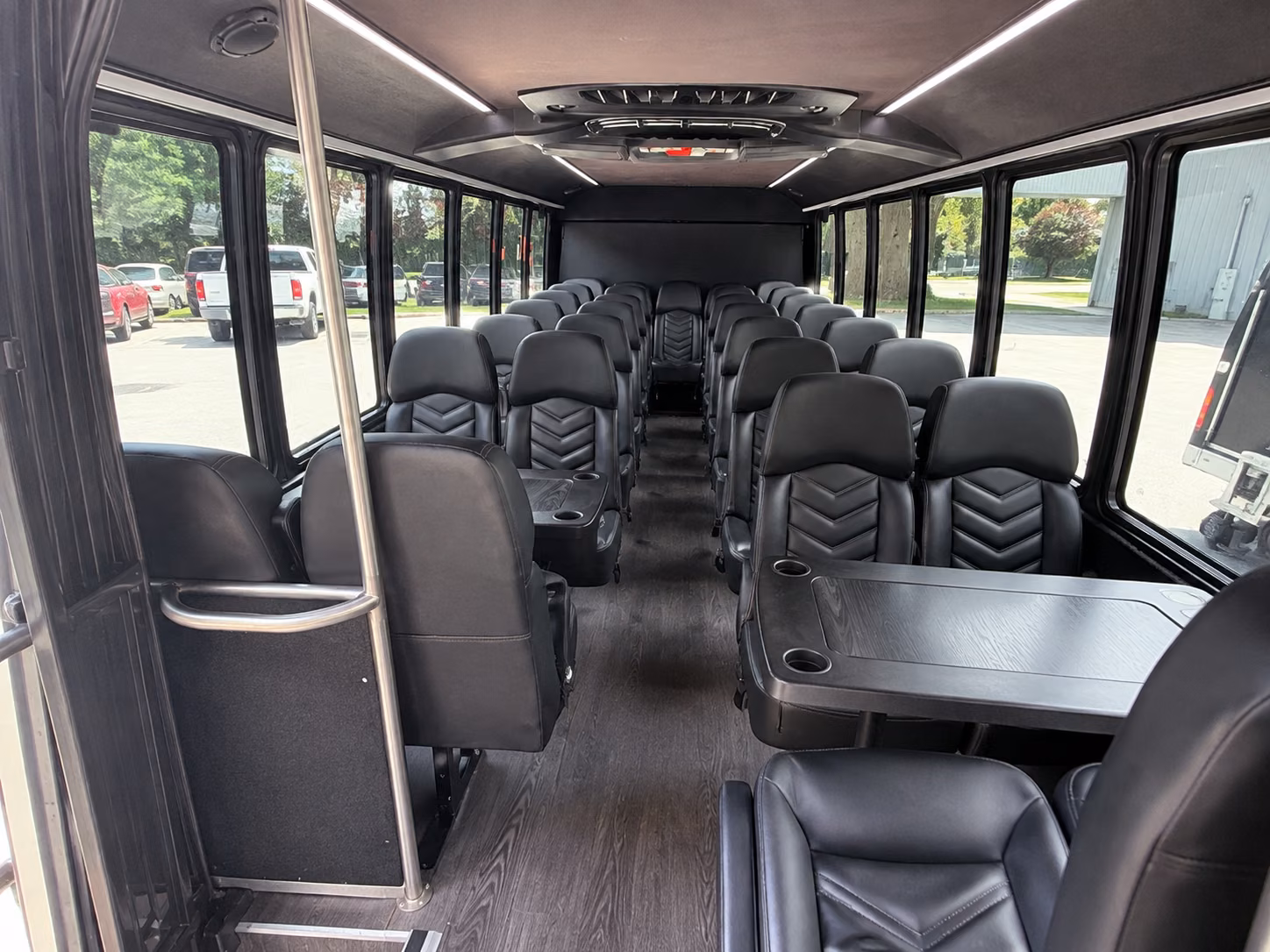 daly city 15 passenger minibus inside