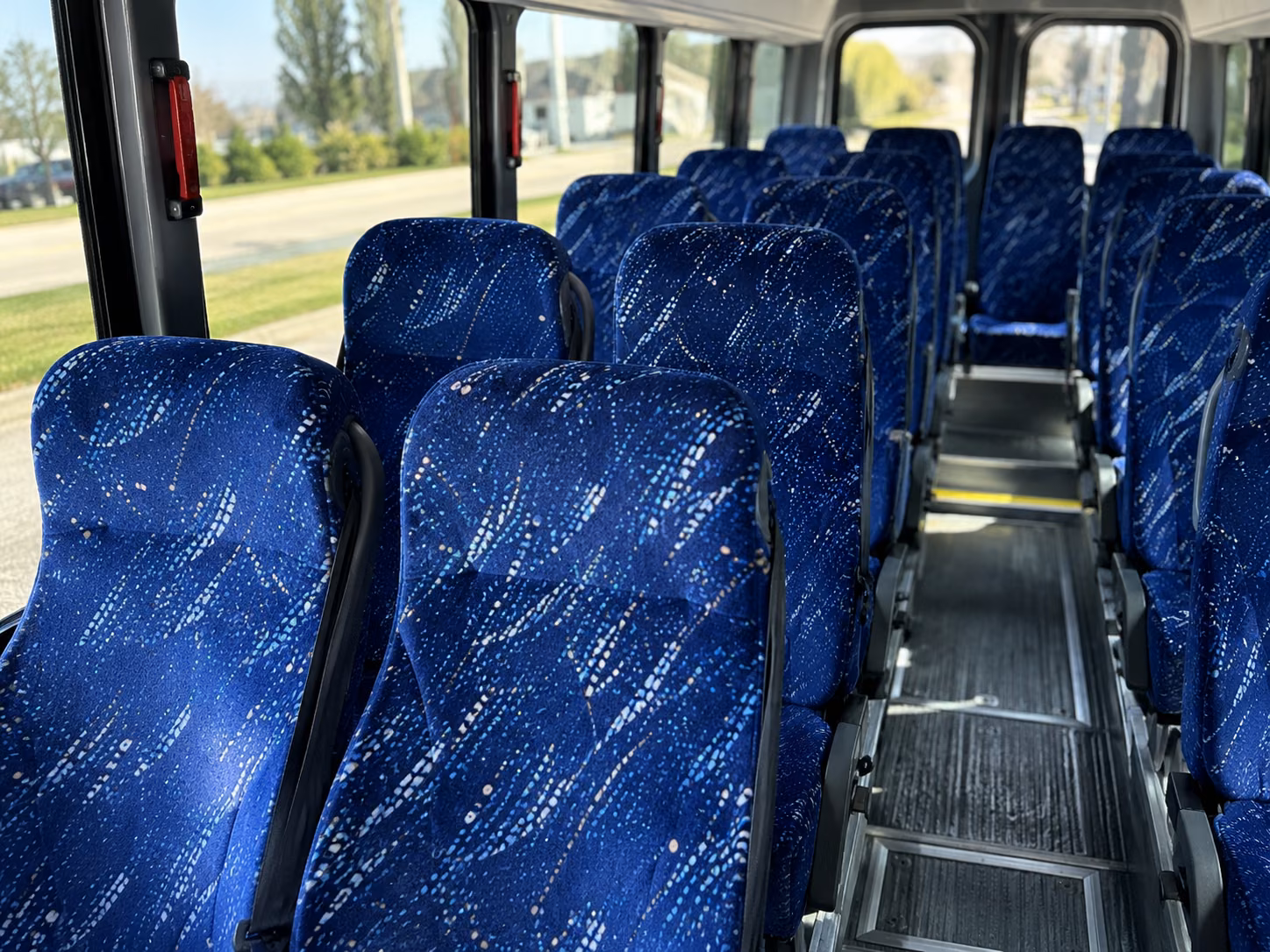 daly city 15 passenger minibus interior