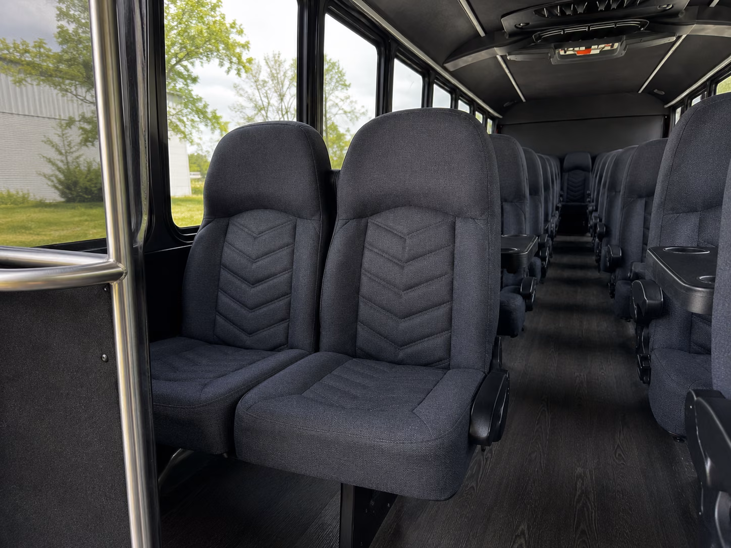 daly city 18 passenger minibus inside