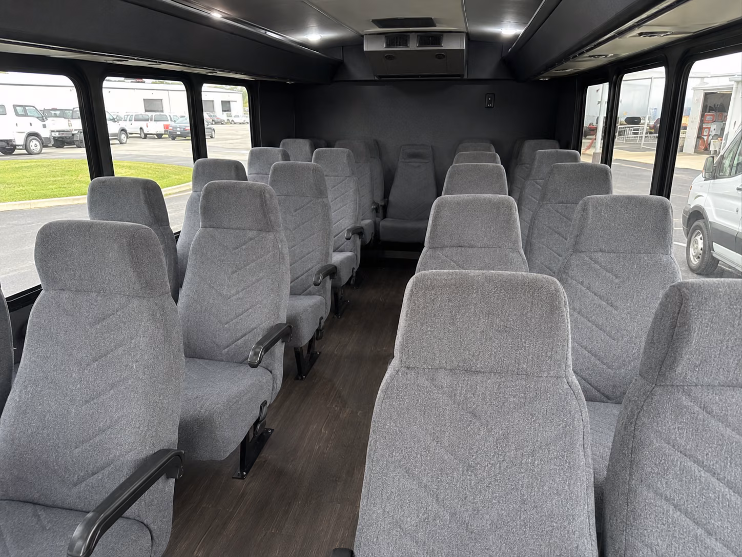 daly city 18 passenger minibus interior