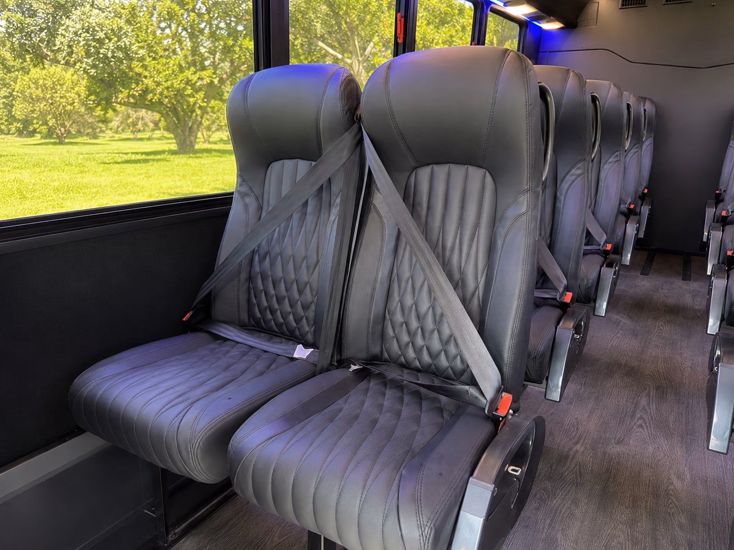 daly city 20 passenger minibus interior