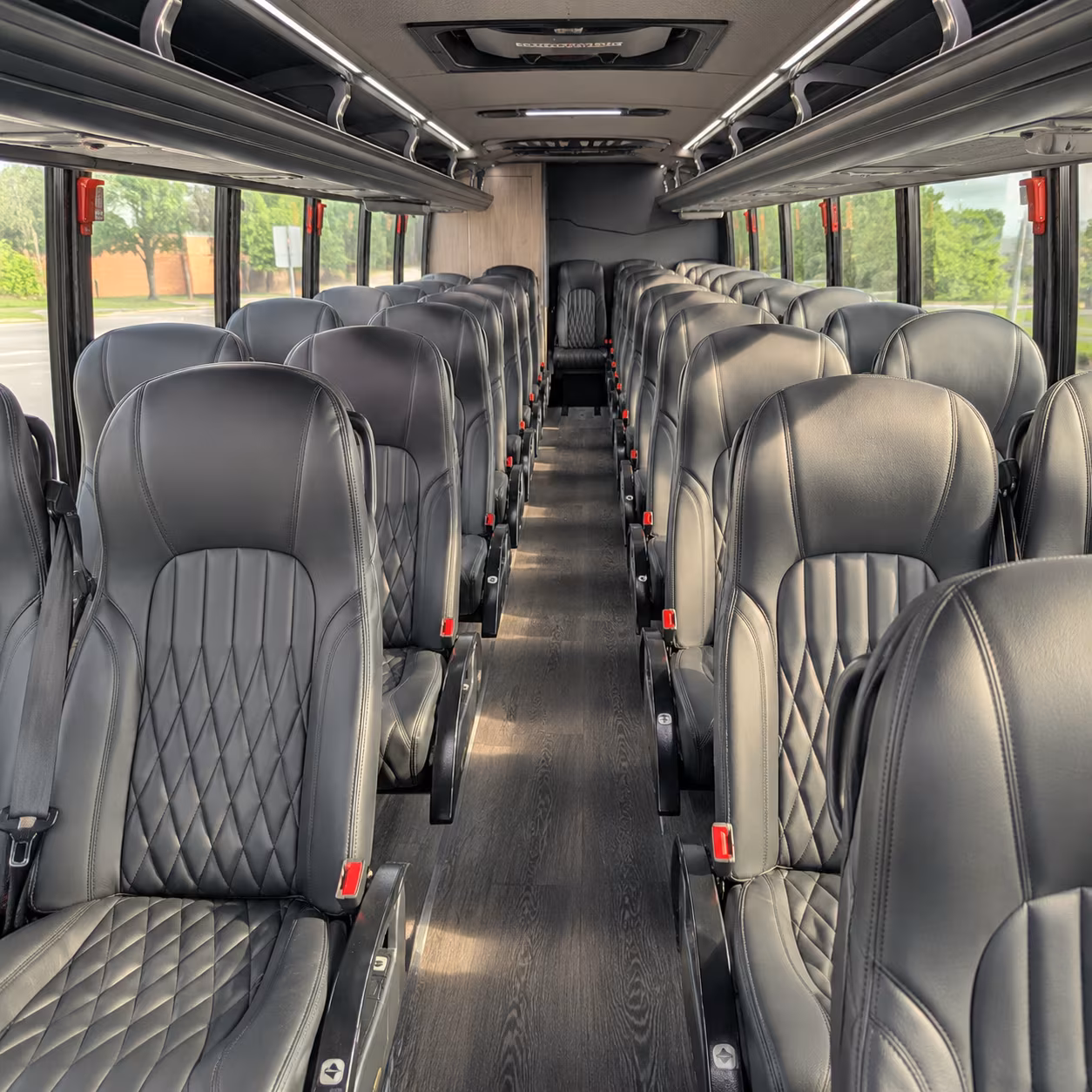 daly city 25 passenger minibus inside