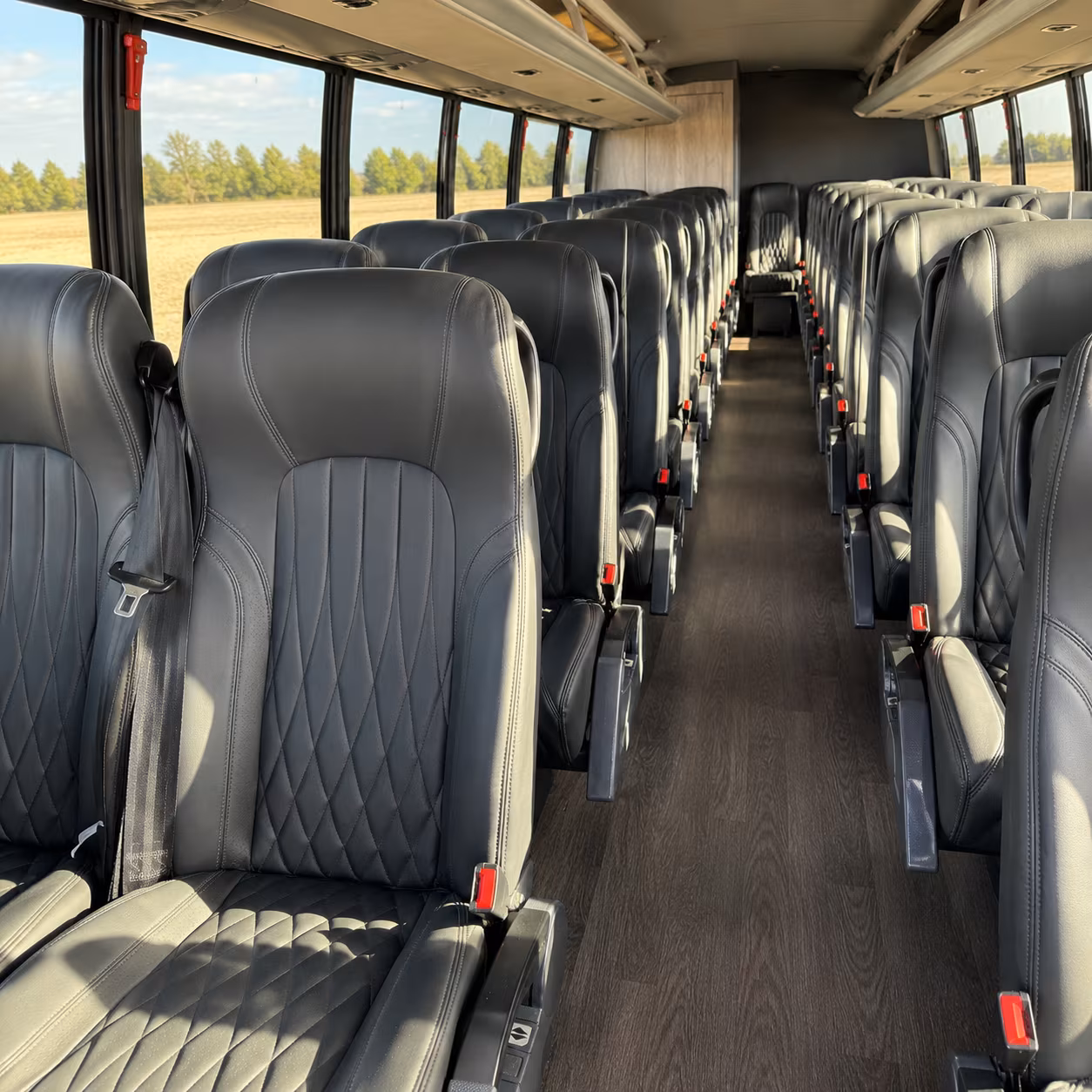 daly city 28 passenger minibus inside