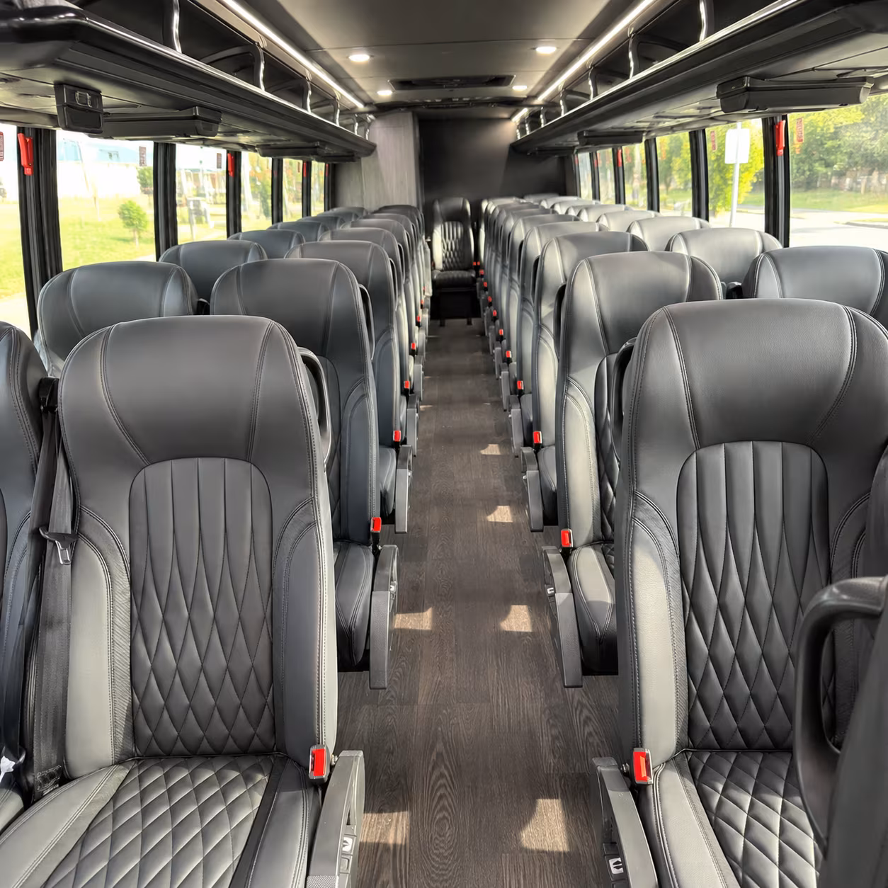 daly city 30 passenger minibus interior