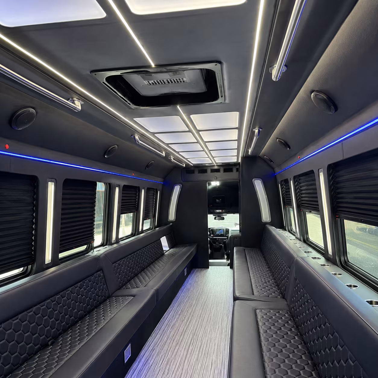 daly city party bus rental interior