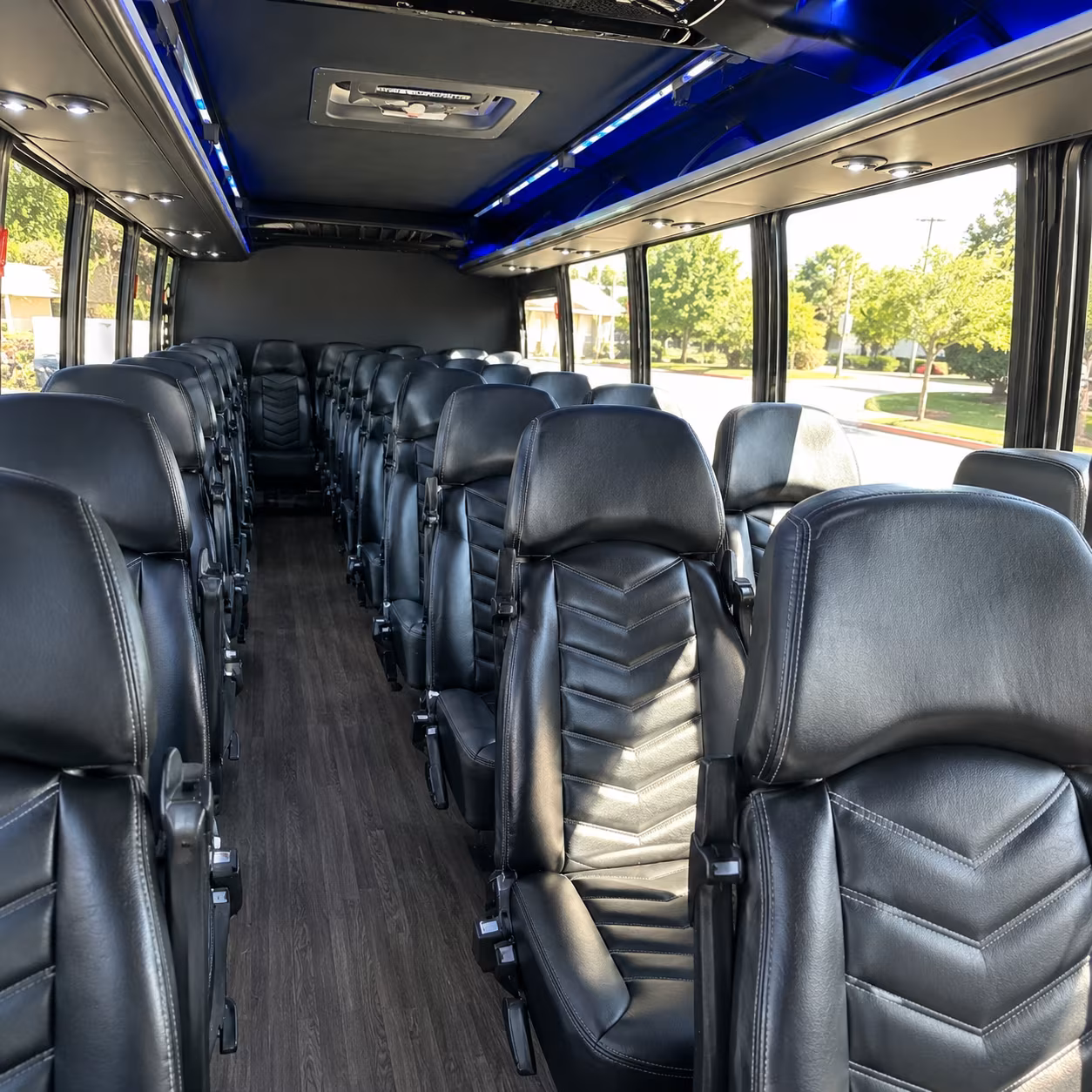 daly city religious group transportation onboard seating
